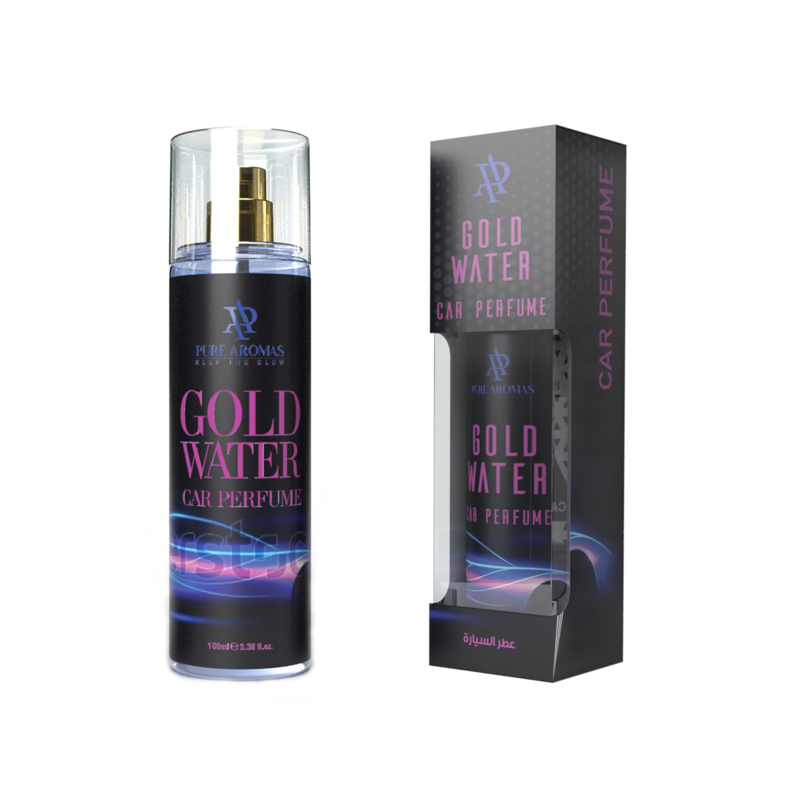 Gold Water Car Perfume 100 ML - PURE AROMAS