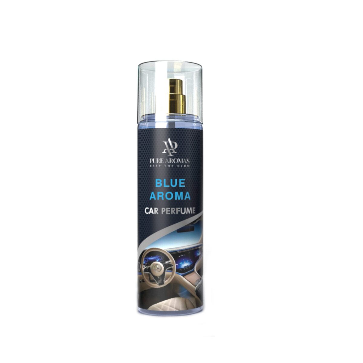 Blue Aroma Car Perfume 100 ML - PURE AROMAS - Image 2