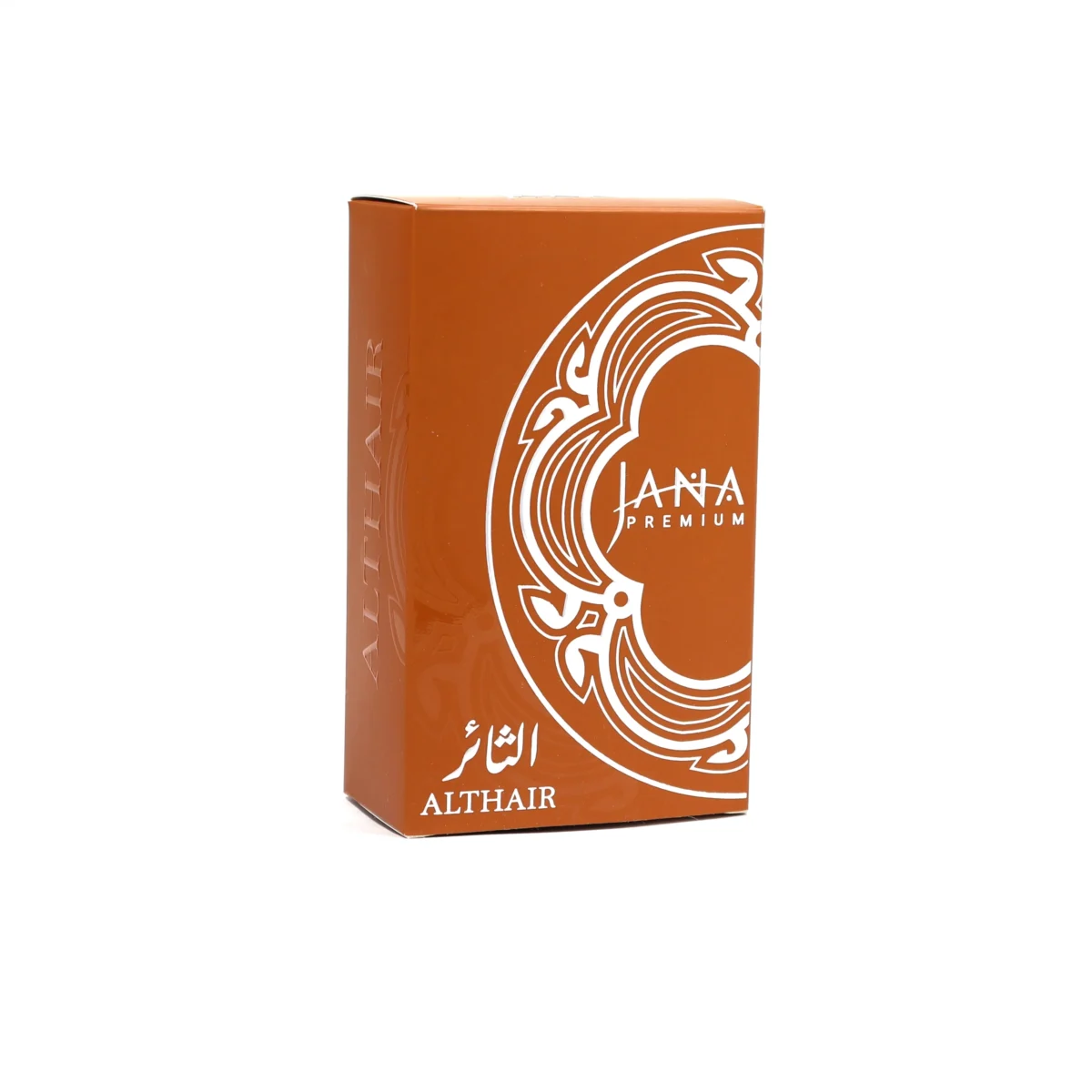 Althair by Jana Premium luxury 50ml men's perfume with Cinnamon, Vanilla, and Woody notes.