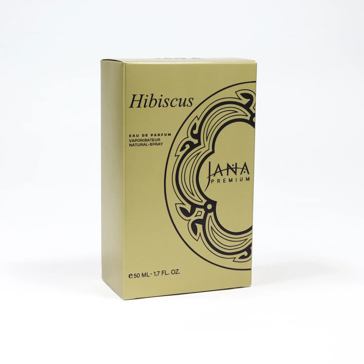 Hibiscus by Jana Premium luxury 50ml unisex perfume with Damask Rose, Spearmint, and Leather notes.