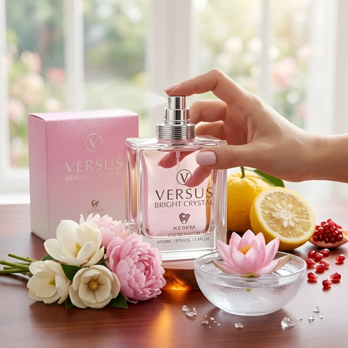 Versus Bright Crystal perfume for women 100ml bottle by Kesem